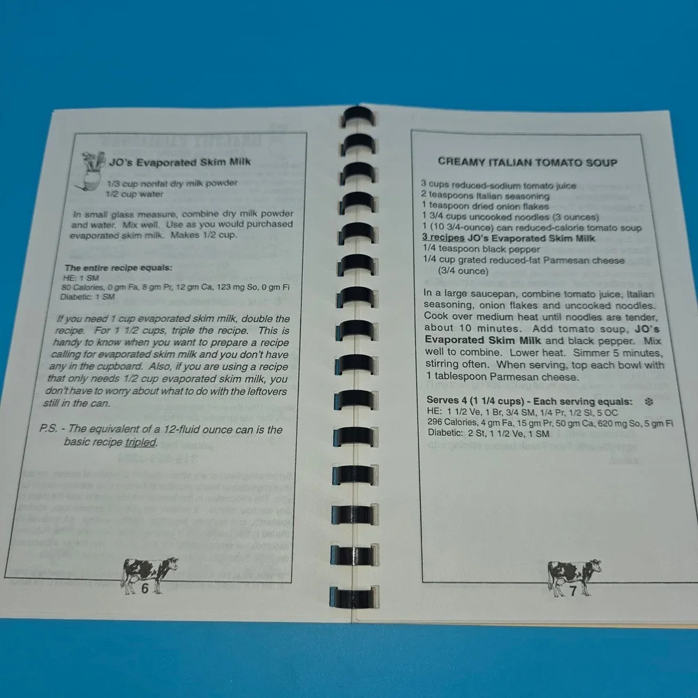 The Wonders of‎ Dry Milk Powder JoAnna Lund Healthy Exchanges Cookbook 1995